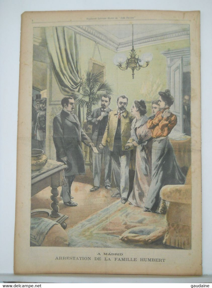 LE PETIT PARISIEN N°726 - 4 JANVIER 1903 - ESCRIME, DUEL FRANÇAIS ITALIENS - MADRID ESPAGNE,FAMILLE HUMBERT - Le Petit Parisien