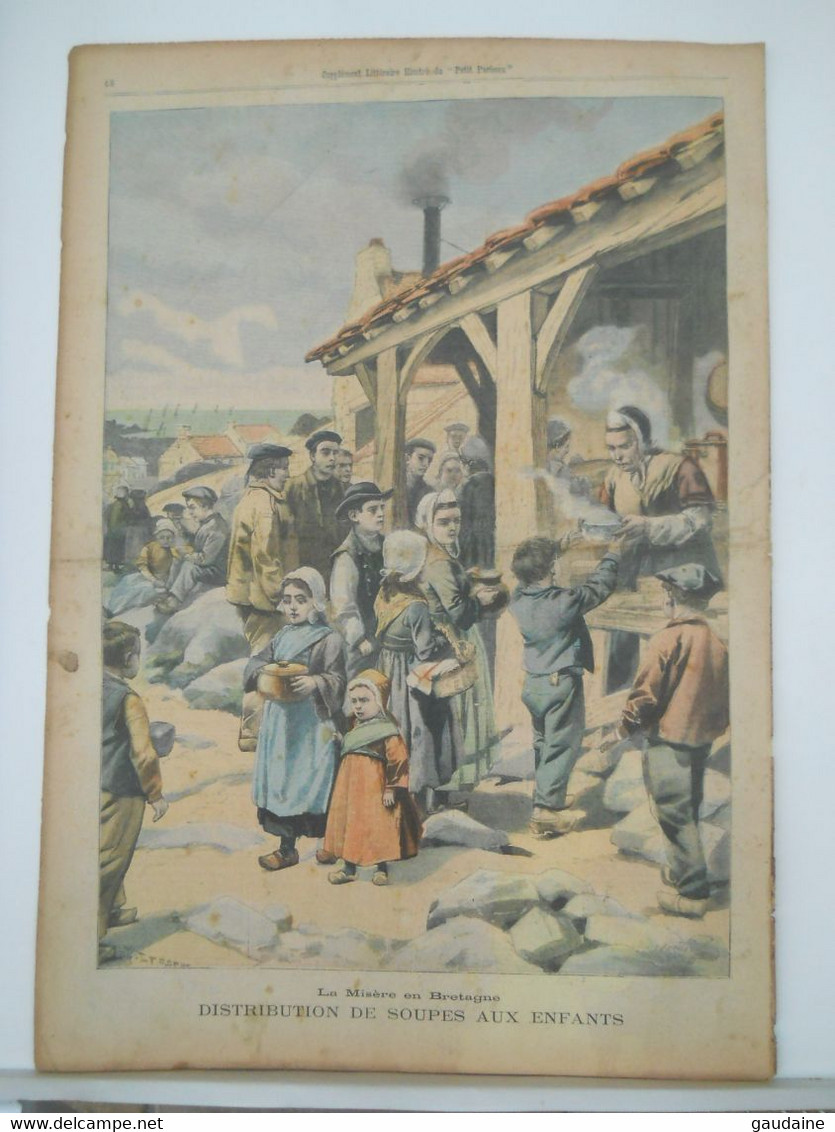 LE PETIT PARISIEN N°731 - 8 FEVRIER 1903 – VENEZUELA, FORT SAN-CARLOS – Allemagne – BRETAGNE, SOUPE ILE DE TUDY - Le Petit Parisien