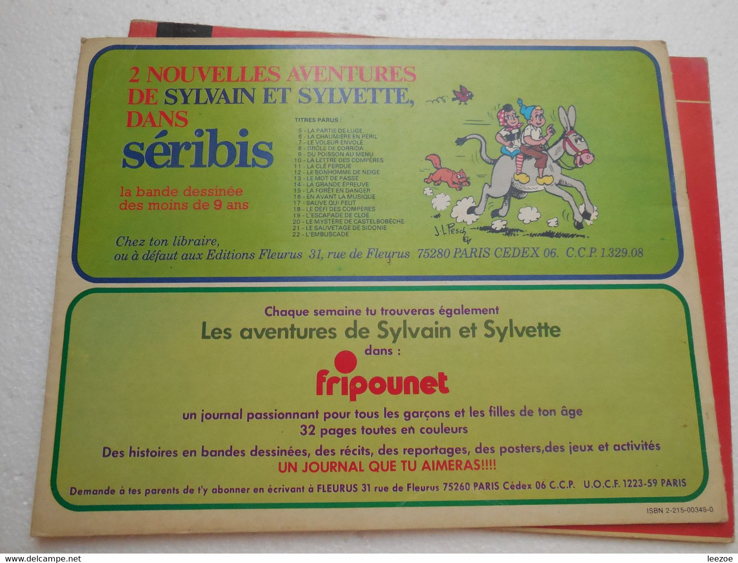 BD Les Aventures De Sylvain Et Sylvette N°4 Et 91 1978.1979..PIN01.22 - Sylvain Et Sylvette