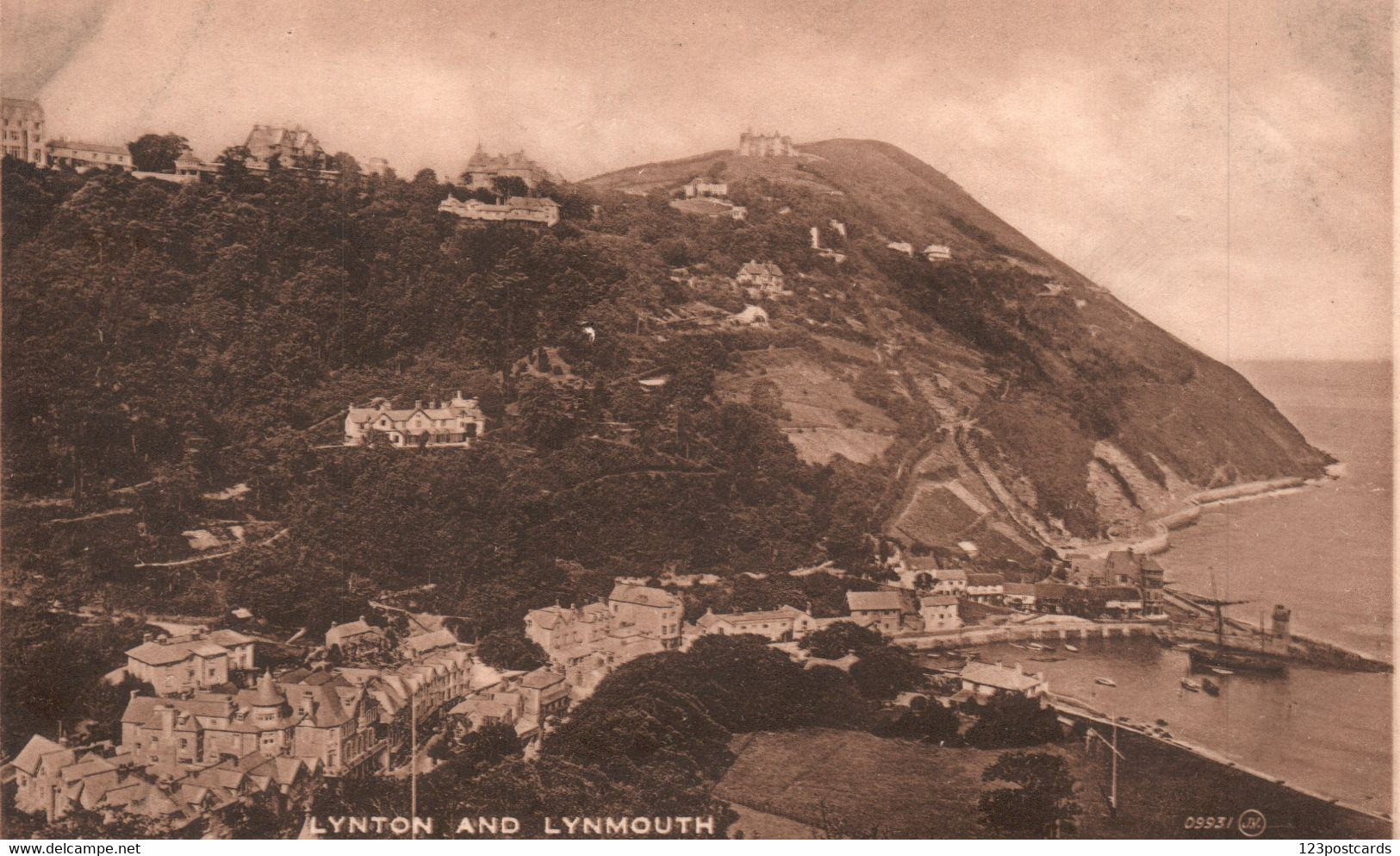 UK - Lynton And Lynmouth - RARE In This Edition! - Lynmouth & Lynton