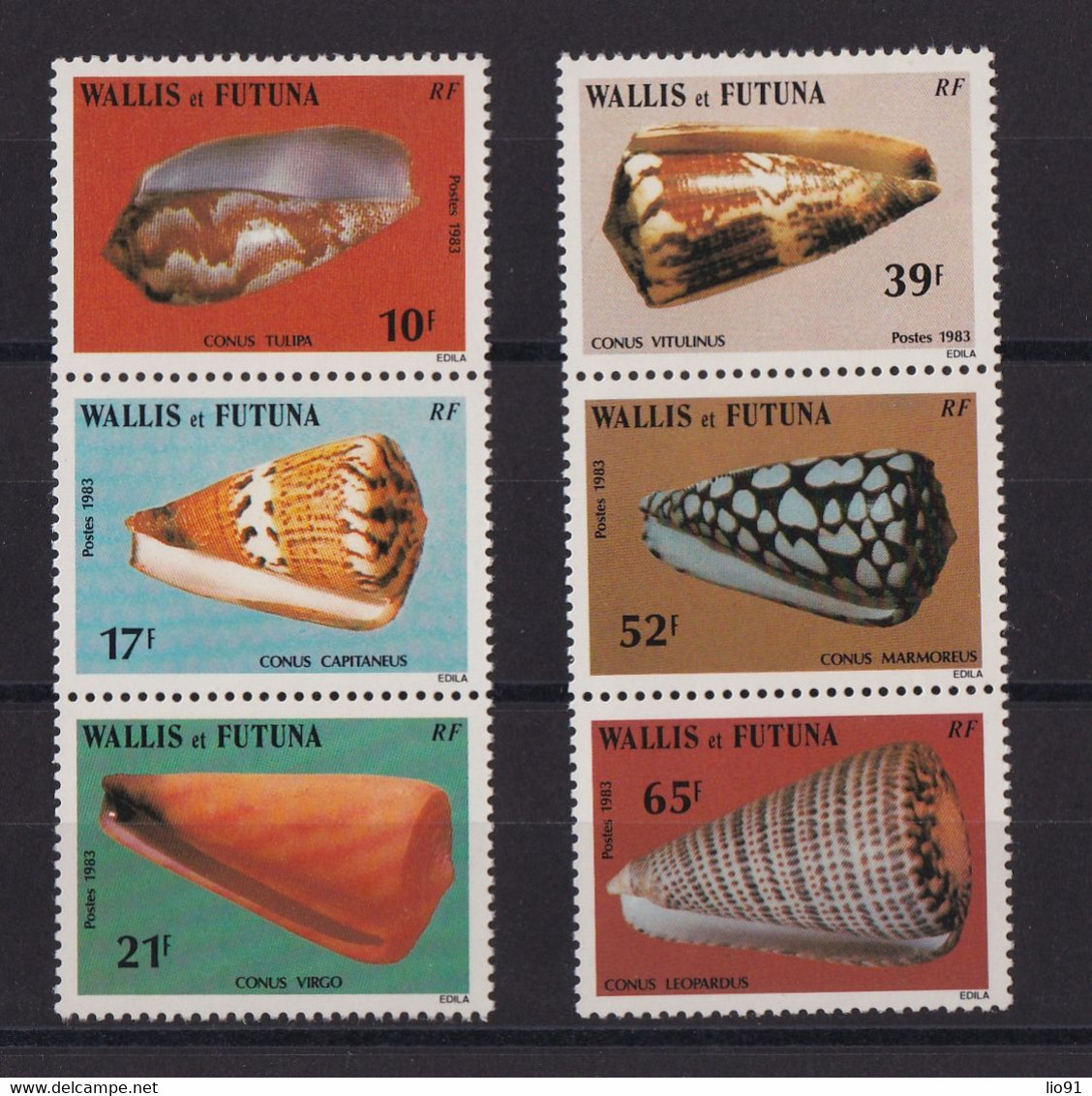 WALLIS ET FUTUNA.  YT    N° 306/311   Neuf **   1983 - Nuovi