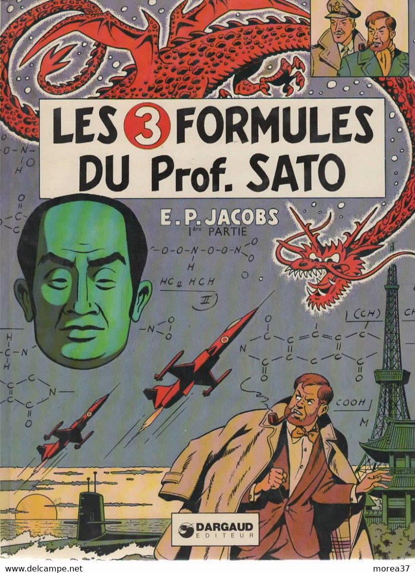 BLAKE Et MORTIMER  Les 3 Formules Du Prof SATO    EO  De E P JACOBS 1er Partie     DARGAUD - Blake Et Mortimer