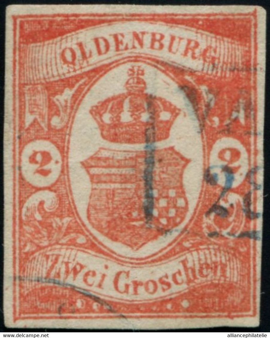 Lot A3768 - Allemagne - N°13 Obl - Oldenburg