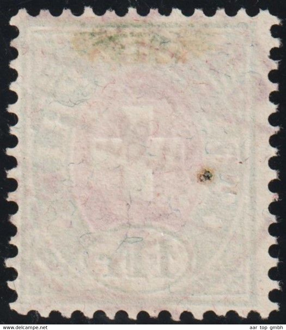 Heimat SG Gossau 1886-06-28 Poststempel Auf Telegraphen-Marke 1 Fr.. Zu#17 - Telegraafzegels
