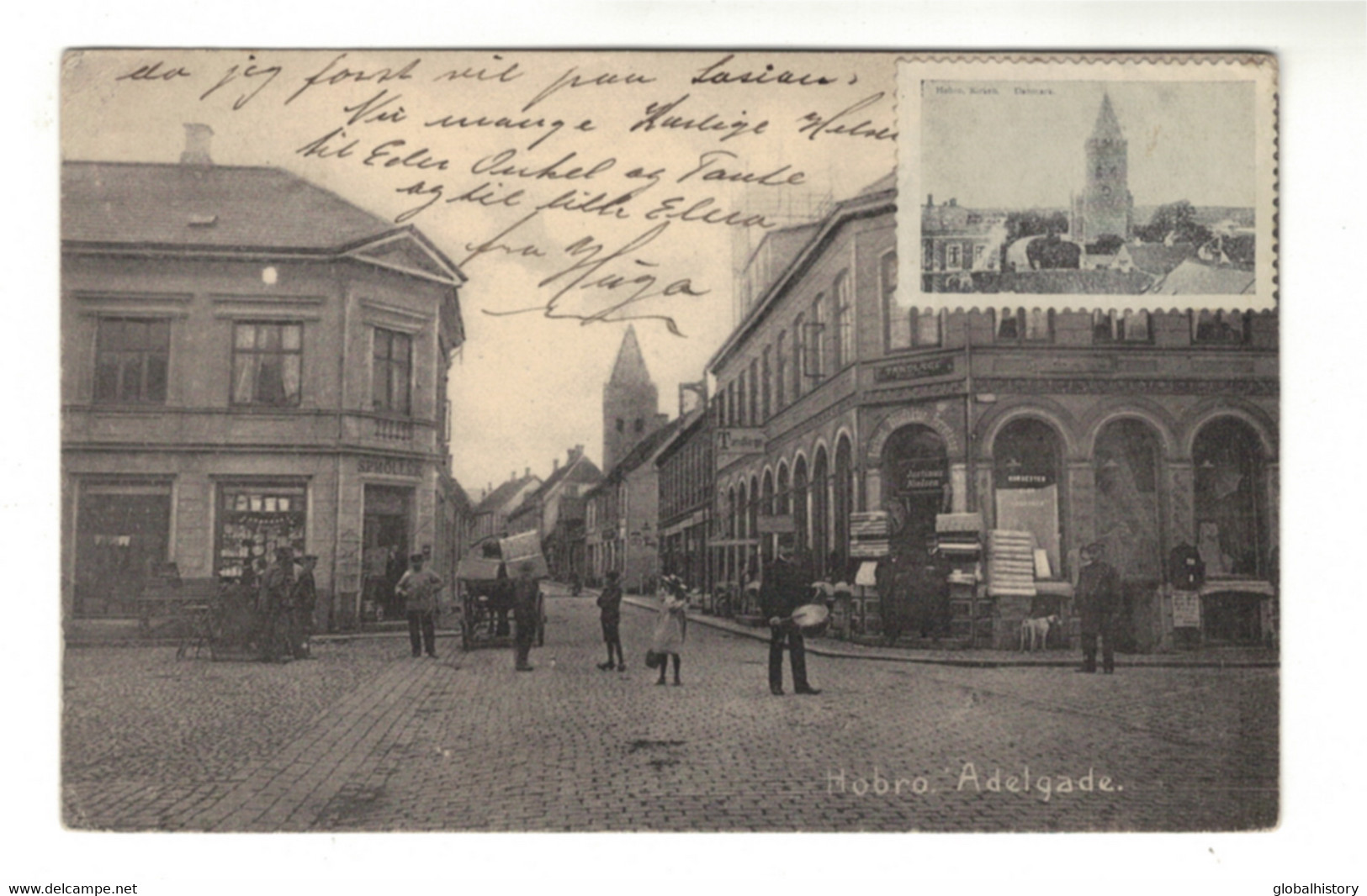 DH1076 - HOBRO - ADELGADE - TANDLAGE - SHOPFRONTS - Dinamarca