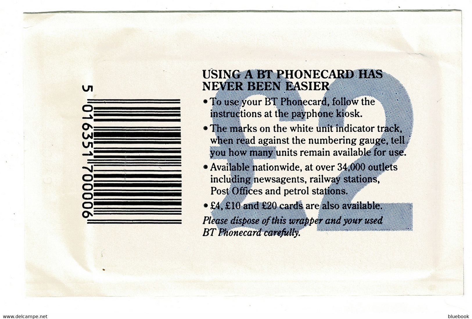 Ref 1567 - £2 - Radio Times BT Phonecard In Original Unopened Package = Phone Card - Reclame