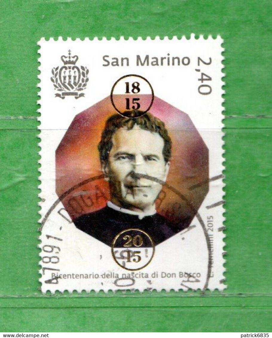 S.Marino ° 2015 -  DON BOSCO. Unif. 2498.  Usato - Used Stamps