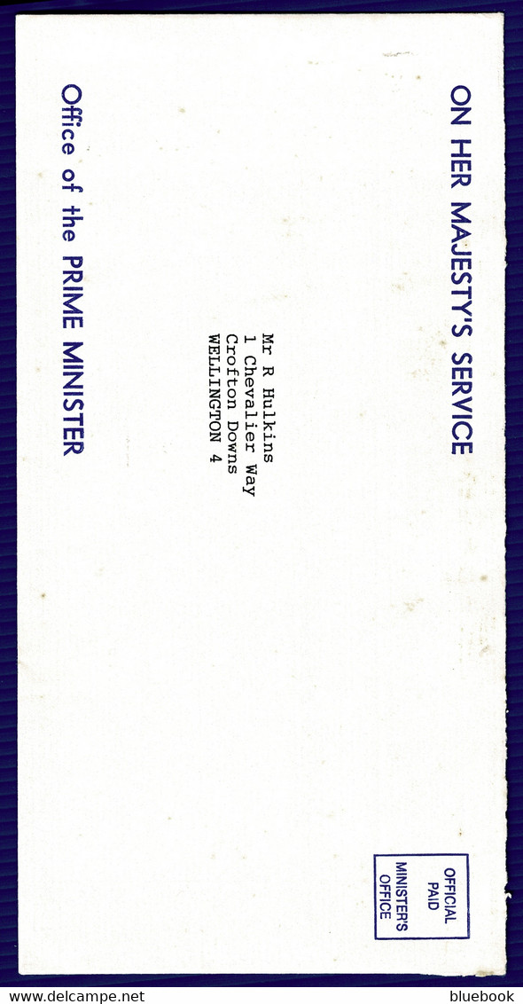 Ref 1567 - New Zealand OHMS Cover - Office Of The Prime Minister - Postal Stationery