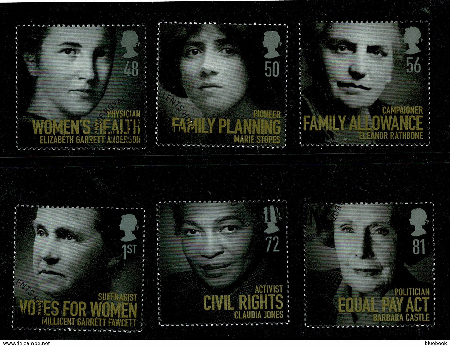 Ref 1568 - GB 2008 - Women Of Distinction  - SG 2870/2875 Used Set Of 6 Stamps - Usados