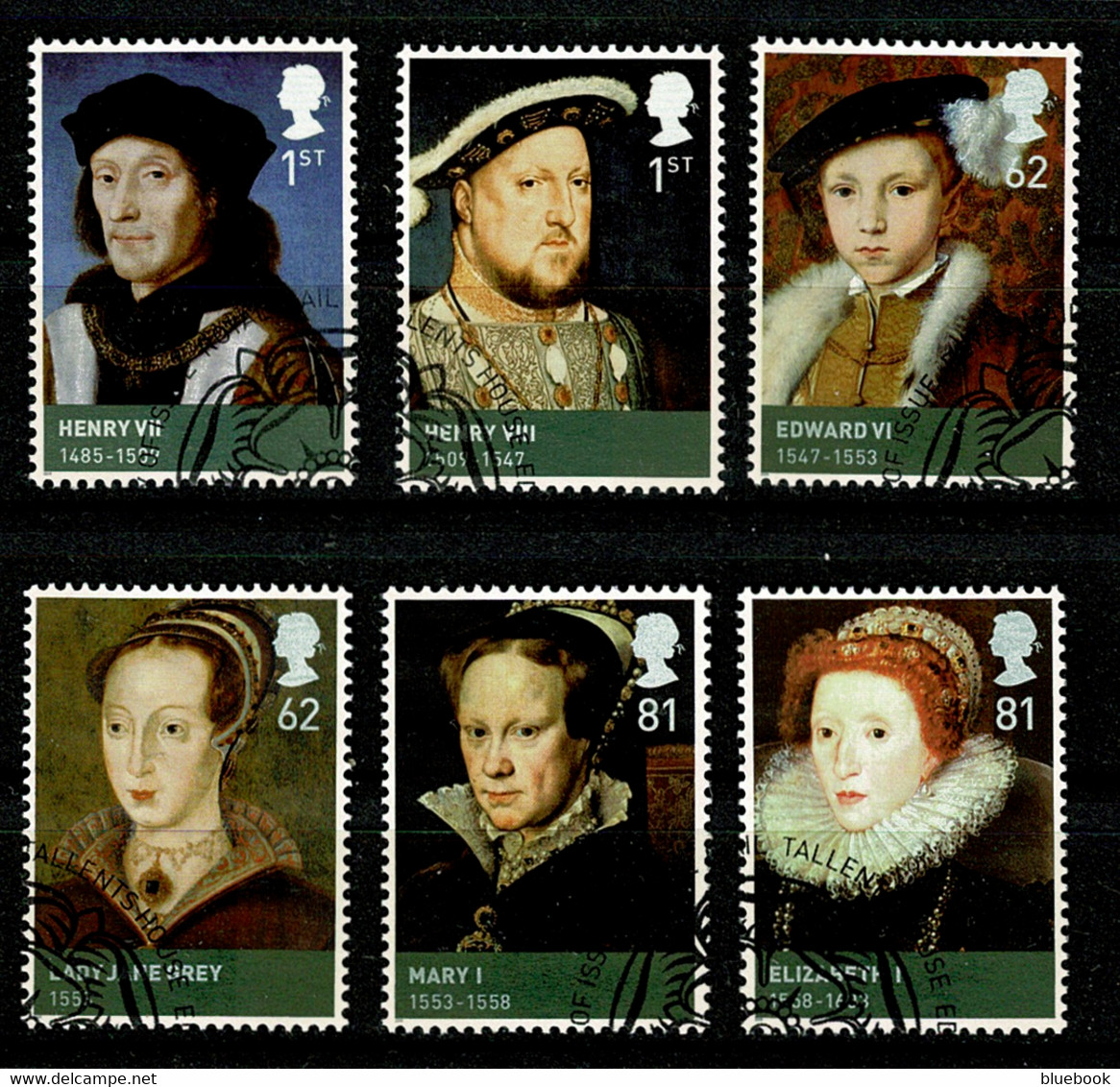 Ref 1568 - GB 2009 - Kings & Queens  - SG 2958/2963 Used Set Of 6 Stamps - Used Stamps