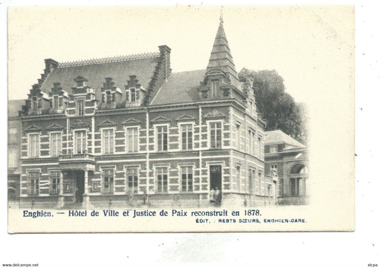 Enghien Hôtel De Ville Et Justice De Paix Reconstruit En 1878 - Enghien - Edingen