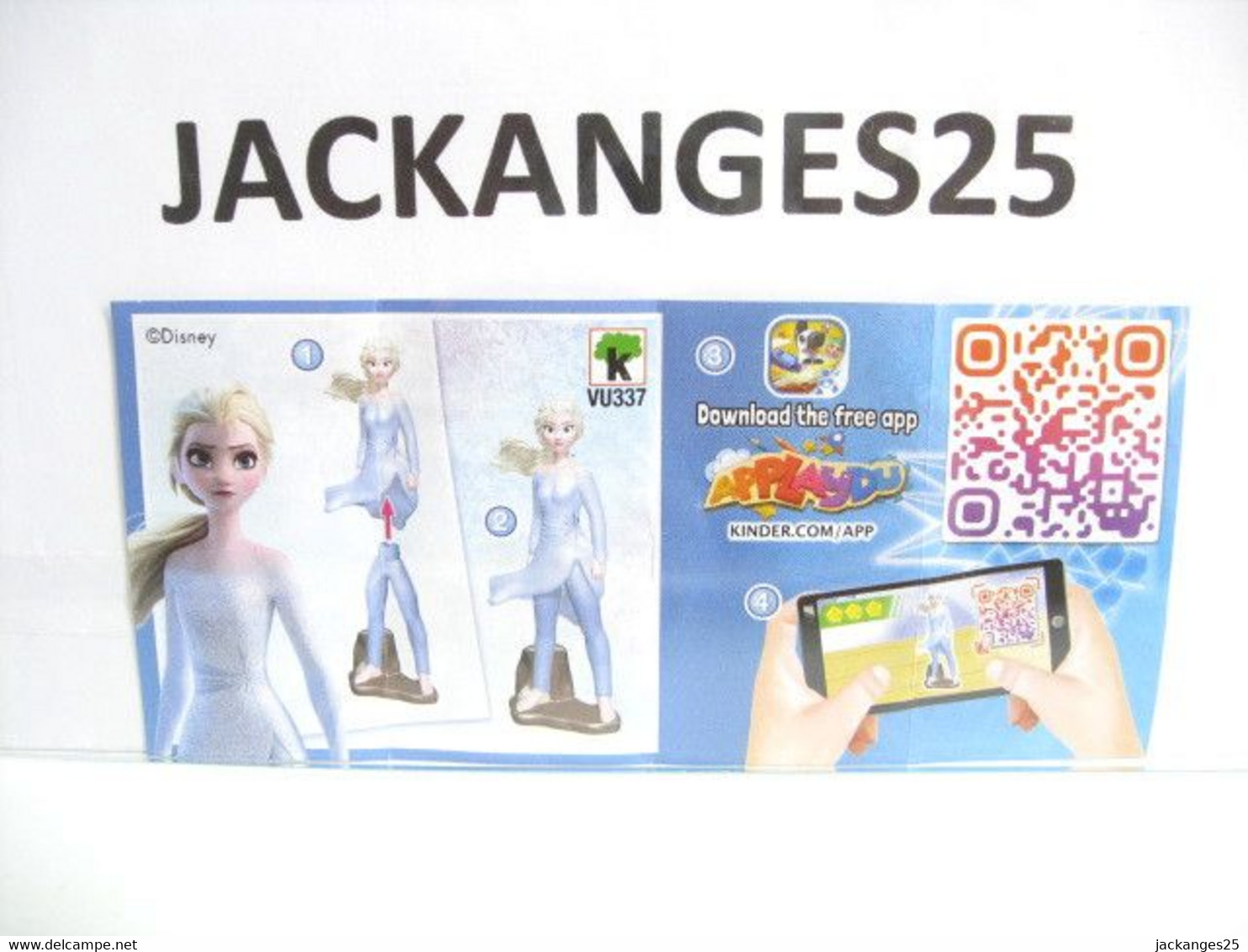 KINDER MPG VU 337 FROZEN 2 REINE DES NEIGES 2 2021+ BPZ - Families