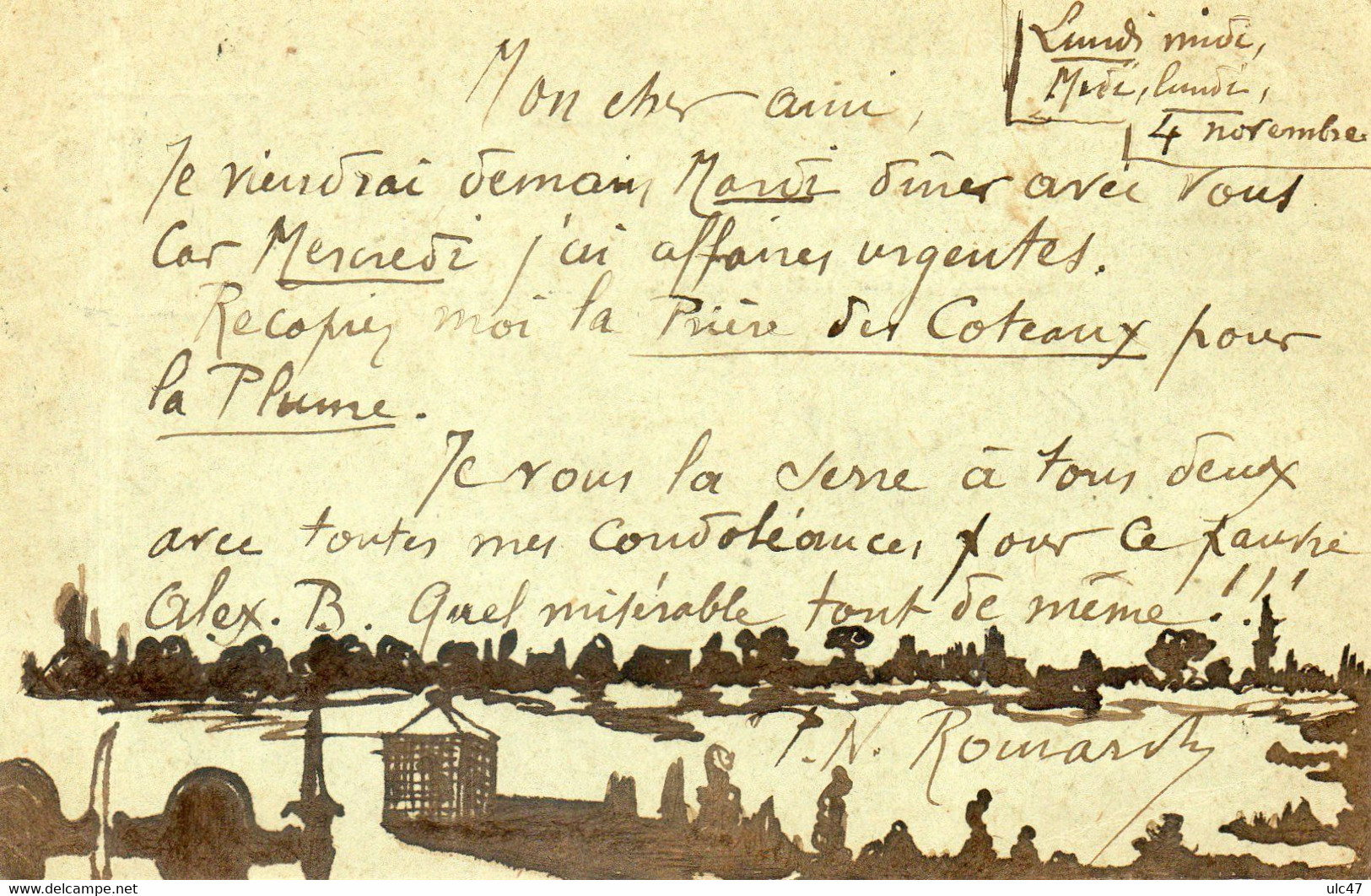 - 62 - Carte Postale Destinée à Monsieur Albert CUVILLIEZ En 1901. (Homme De Lettres) - Scan Verso - - Harnes