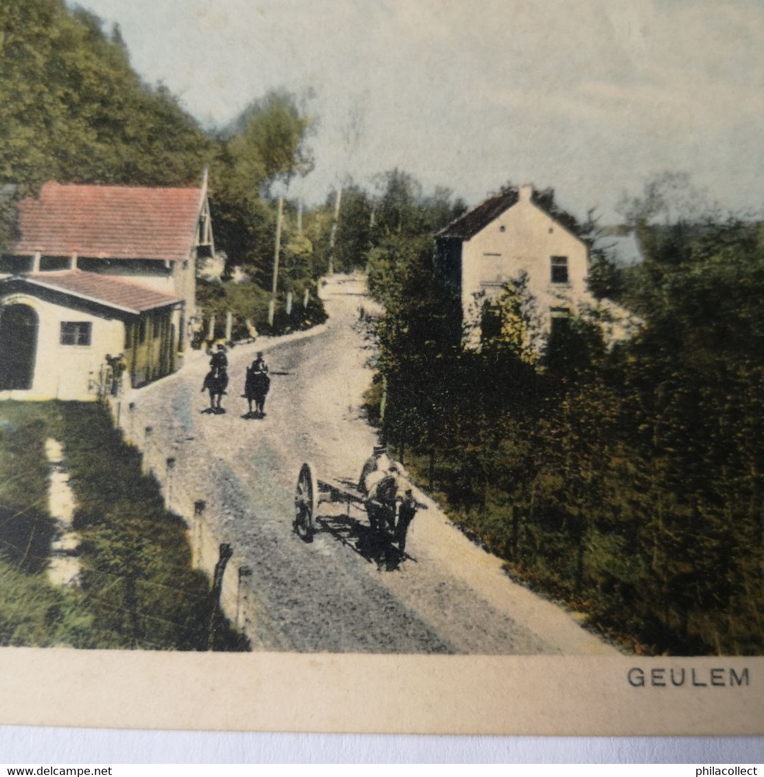 Geulem Bij Valkenburg // Koepelgrot (met Ossewagen Niet Met Man En Paard!!!!) 1922 Zeldzaam - Valkenburg