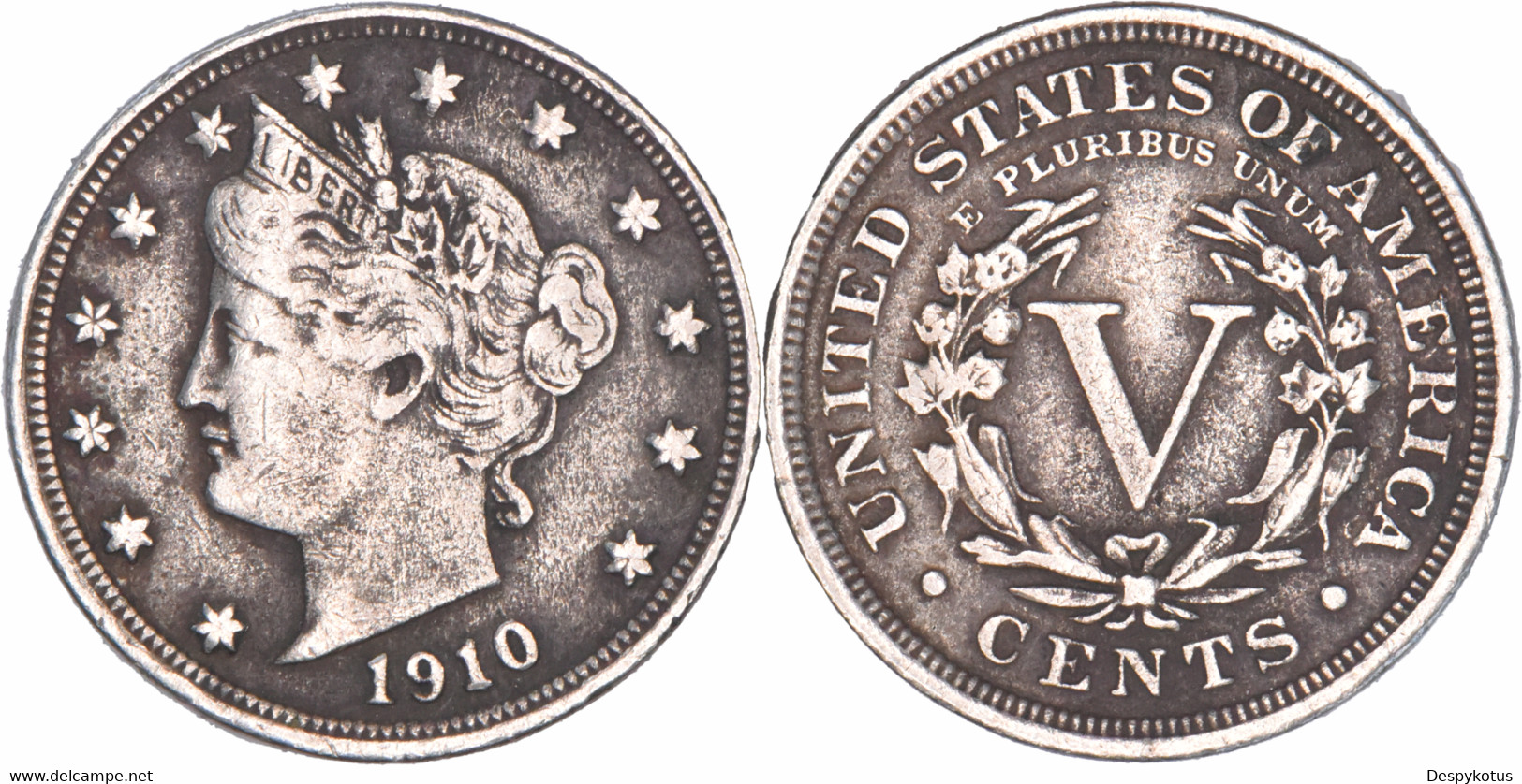 Etats-Unis - 1910 - Liberty Nickel - 07-143 - 1883-1913: Liberty