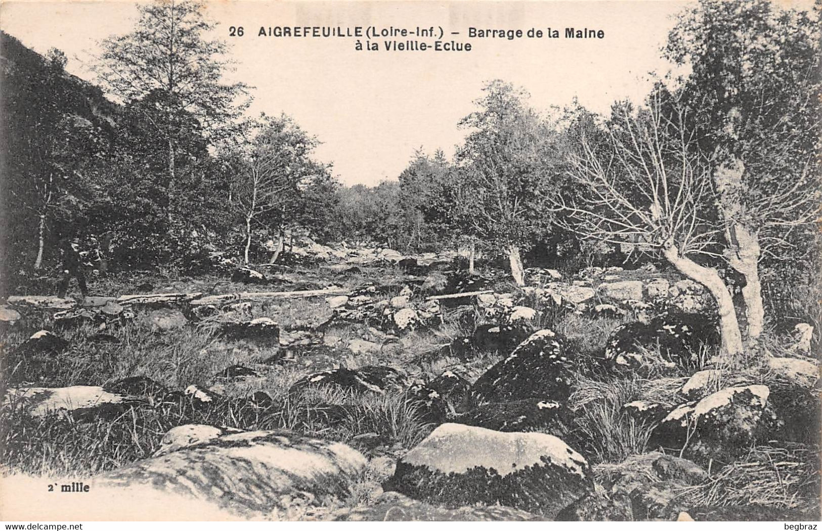 AIGREFEUILLE    BARRAGE DE LA MAINE - Aigrefeuille-sur-Maine