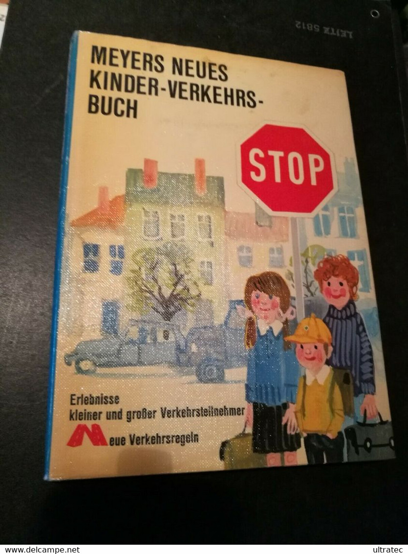 «Meyers Neues Kinder Verkehrsbuch» 1971 Schönes Antikes Kinderbuch - Sapere