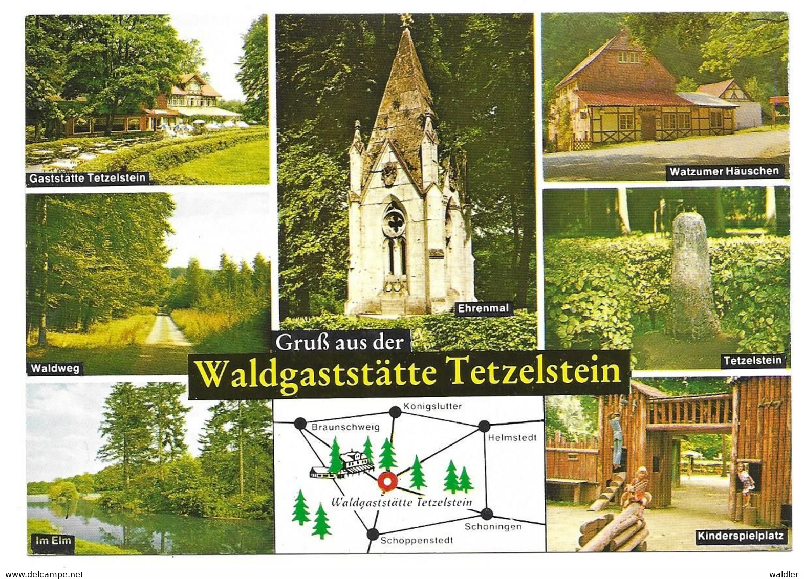 3308  KÖNIGSLUTTER AM ELM - WALDGASTSTÄTTE TETZELSTEIN - Königslutter