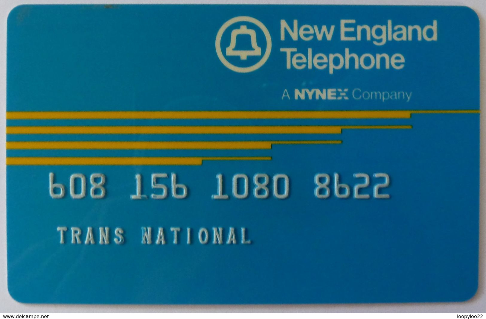 USA - Nynex - Magnetic - Remote - New England Telephone - Trans National - [3] Tarjetas Magnéticas