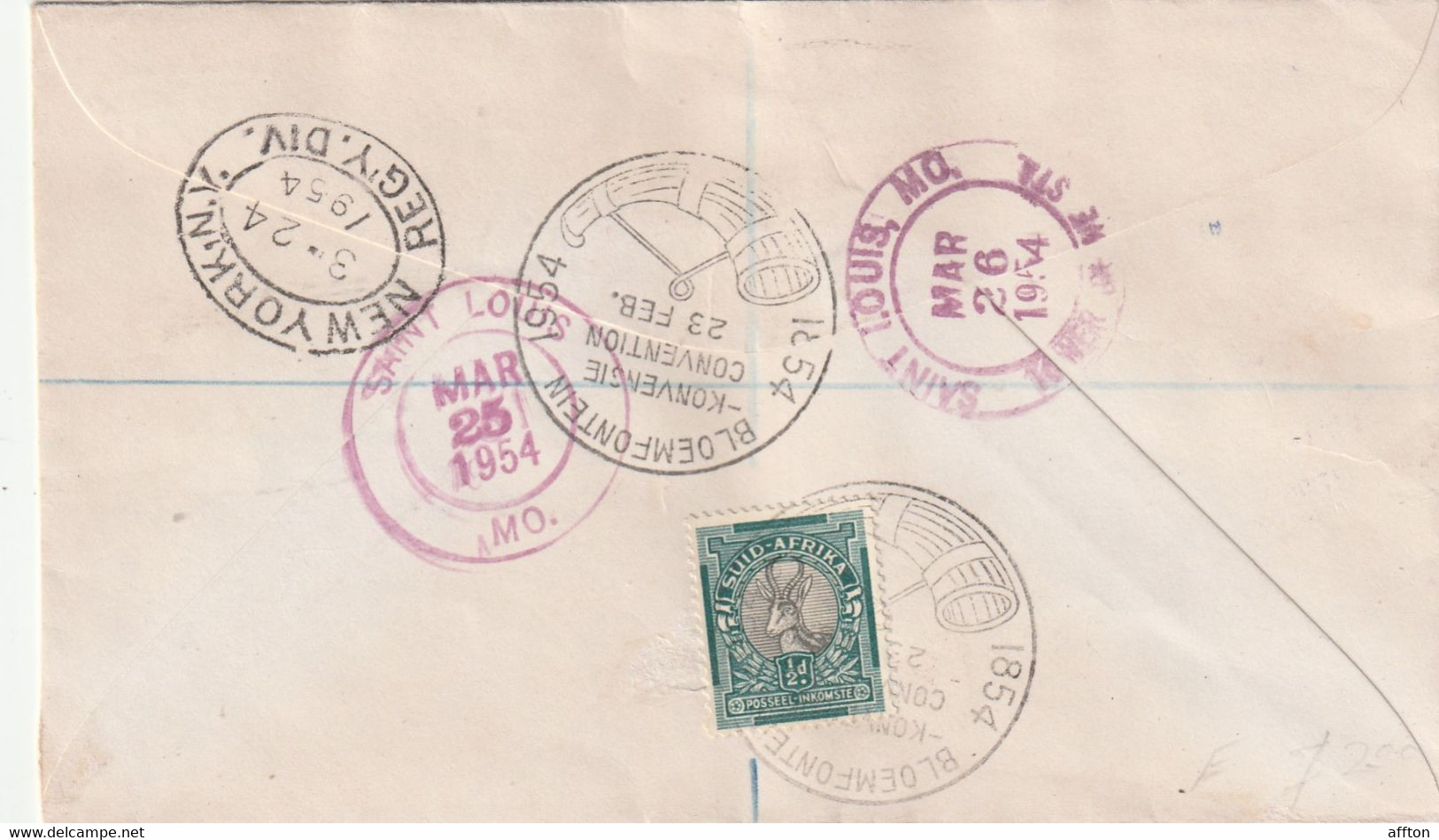 South Africa 1954 FDC - FDC