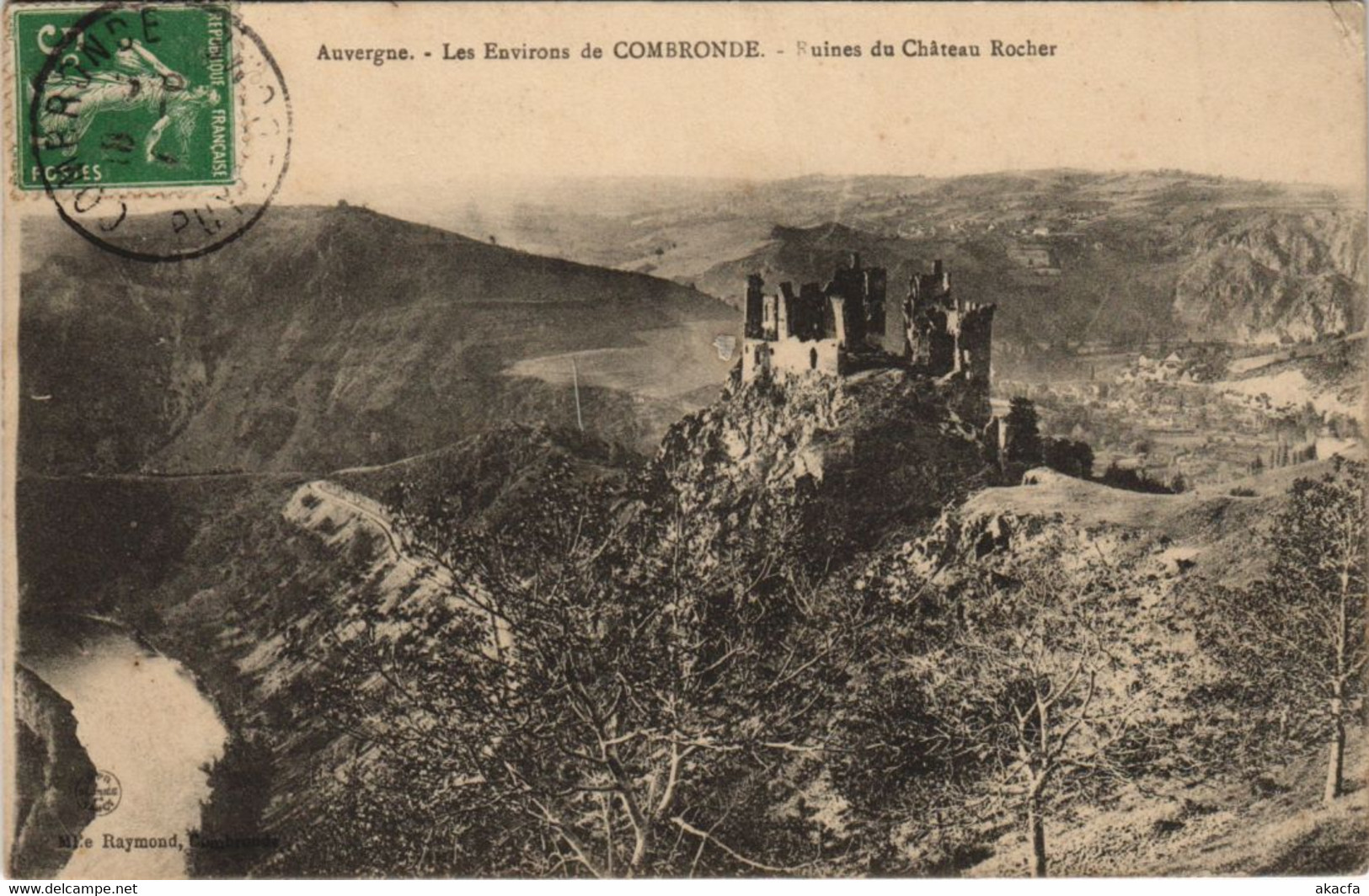 CPA COMBRONDE Environs - Ruines Du Chateau Rocher (1252691) - Combronde