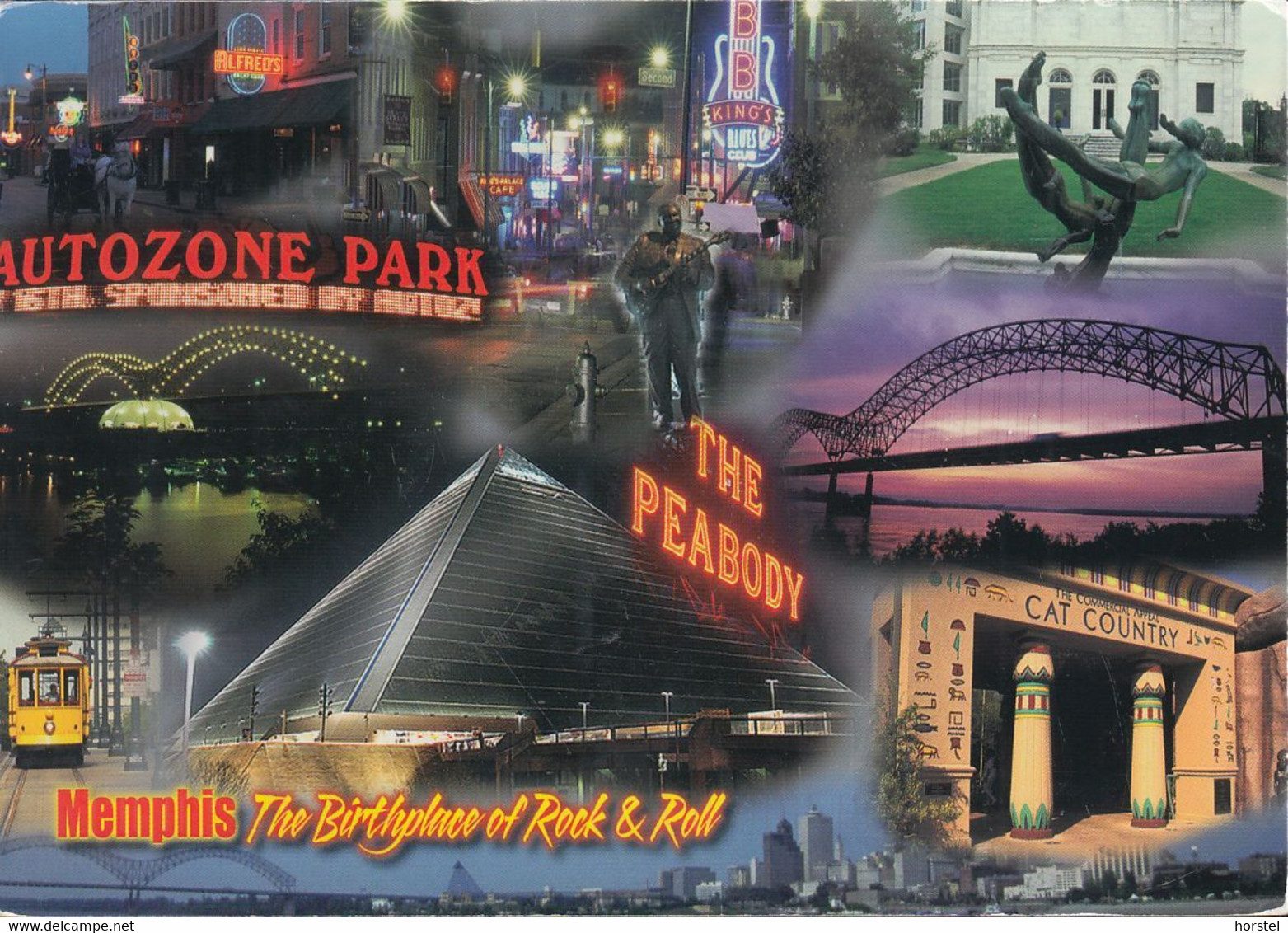 USA - Memphis - Tennessee - The Birthplace Of  Rock & Roll - Cable Car - Nice Stamp - Memphis