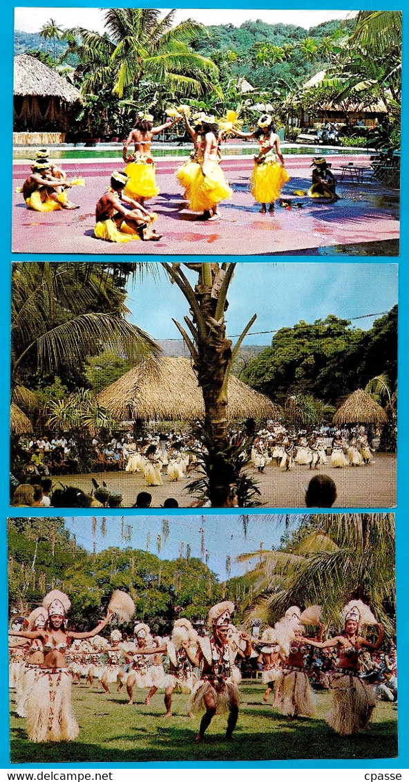 (Lot De 3) CPM Polynésie Française - TAHITI - Danse - Danseuse Tahitienne - Danseurs Tahitiens - Polynésie Française