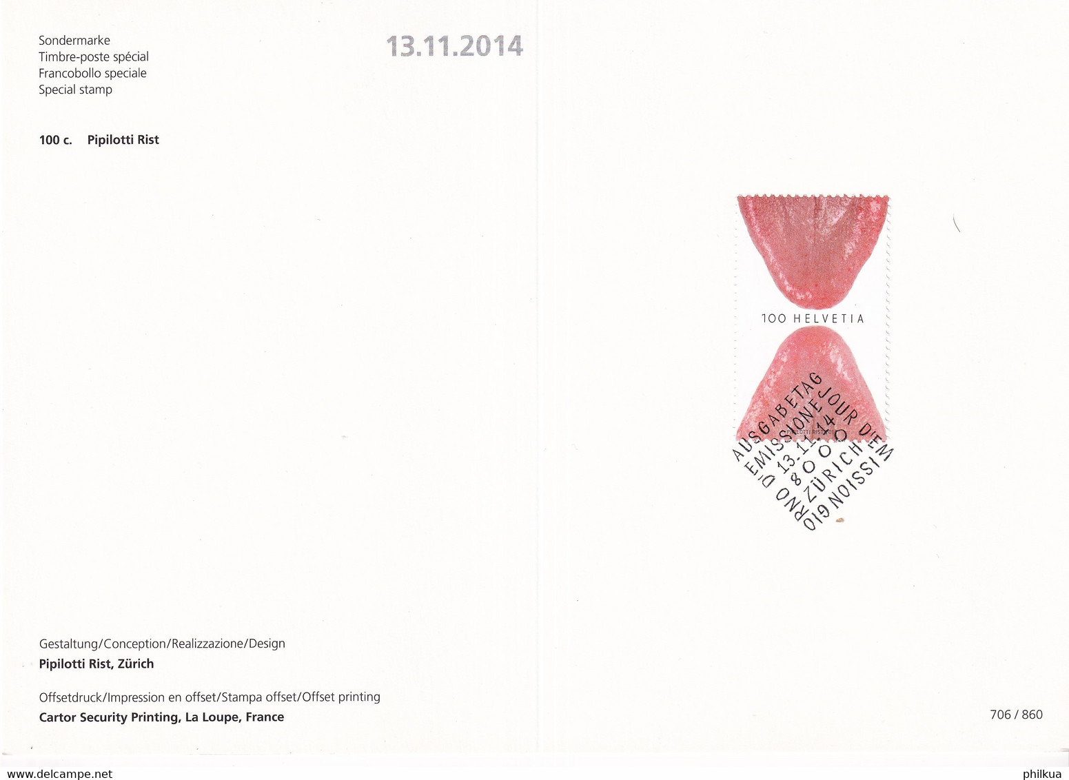 Faltblatt  Nummer 706 / 860 - Other & Unclassified