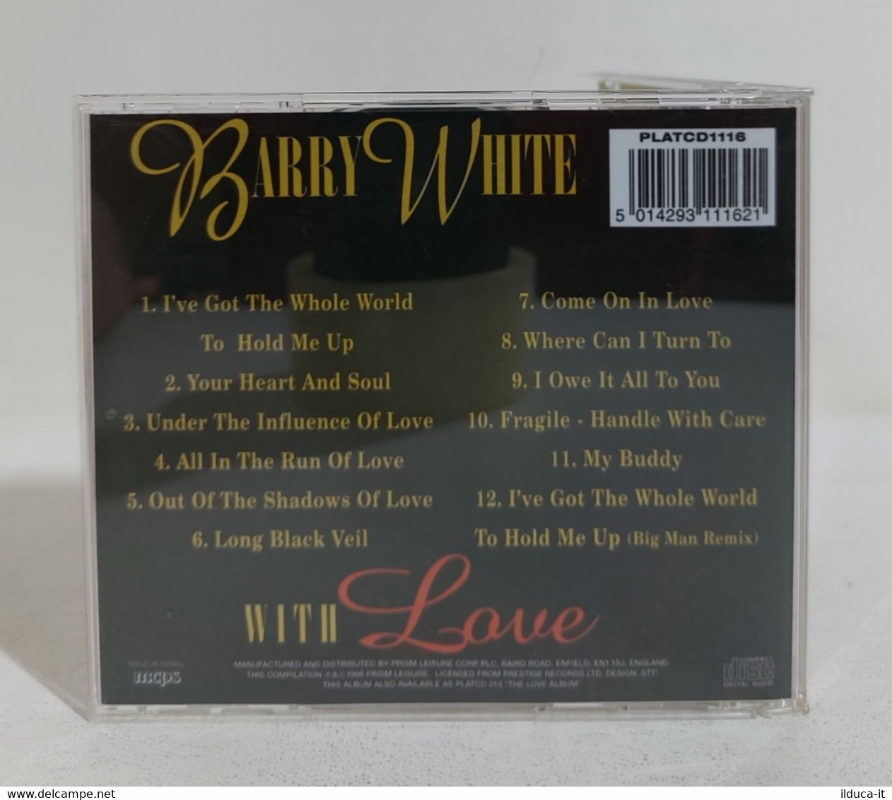 I108148 CD - BARRY WHITE - With Love - Prism Leisure 1998 - Soul - R&B