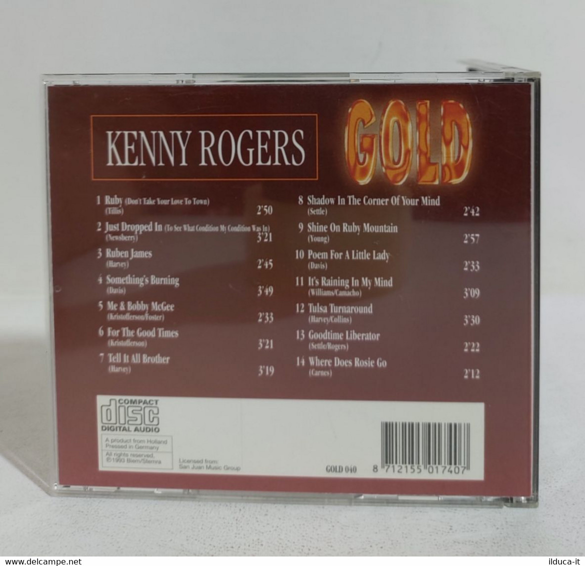 I108150 CD - KENNY ROGERS - Gold - 1993 - Soul - R&B