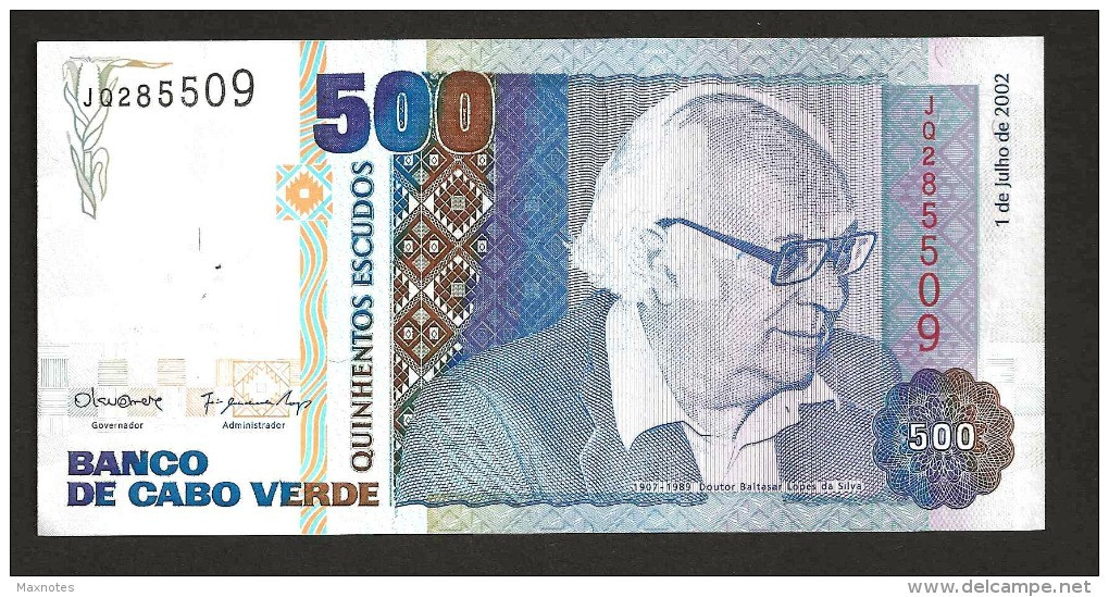 CAPE VERDE (CABO VERDE) :  500 Escudos  - 2002- UNC - Cabo Verde