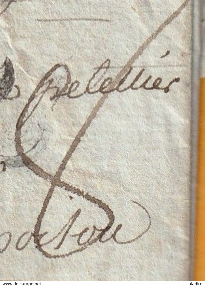 1781 - RECOMMANDEE - Lettre Pliée Avec Correspondance Filiale De 2 Pages De BORDEAUX Vers ROUVRE Par NIVET En Poitou - 1701-1800: Précurseurs XVIII