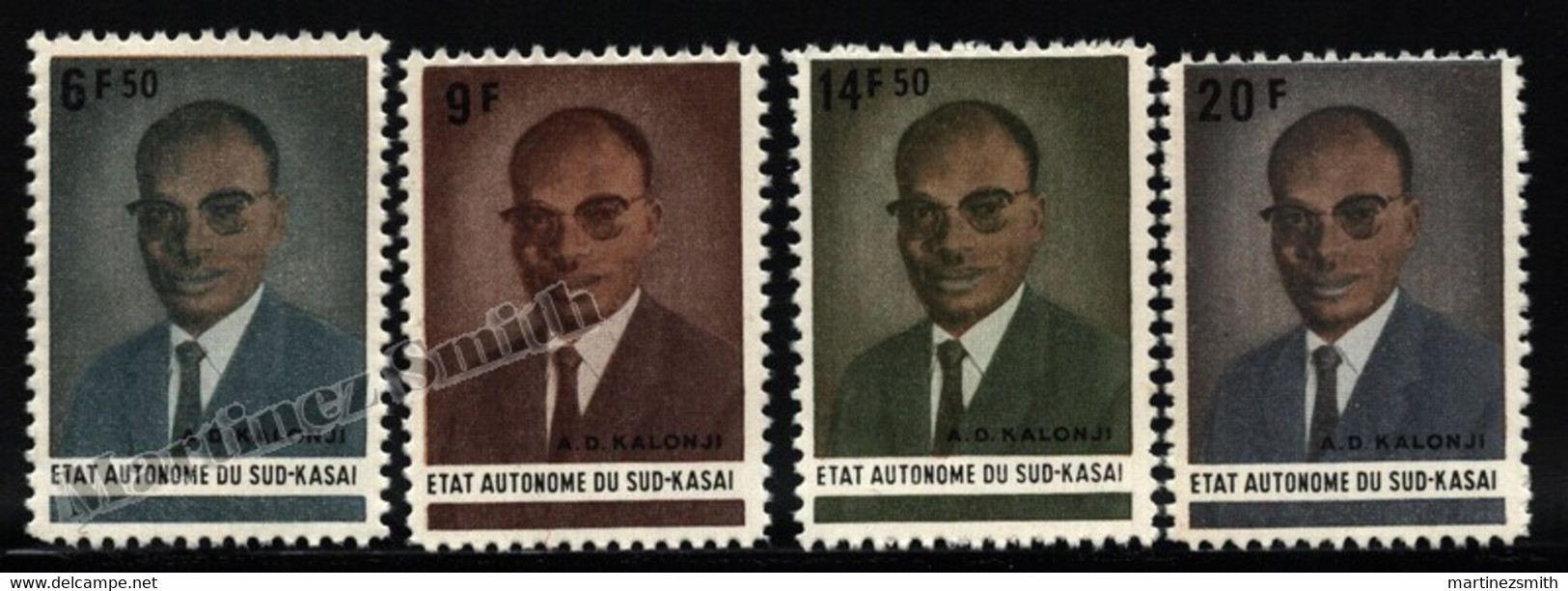 Congo - Sud Kasai Autonomy 1961 Yv. 25-28, Portrait Abert Kalonji Father Of Independence - MNH - Neufs