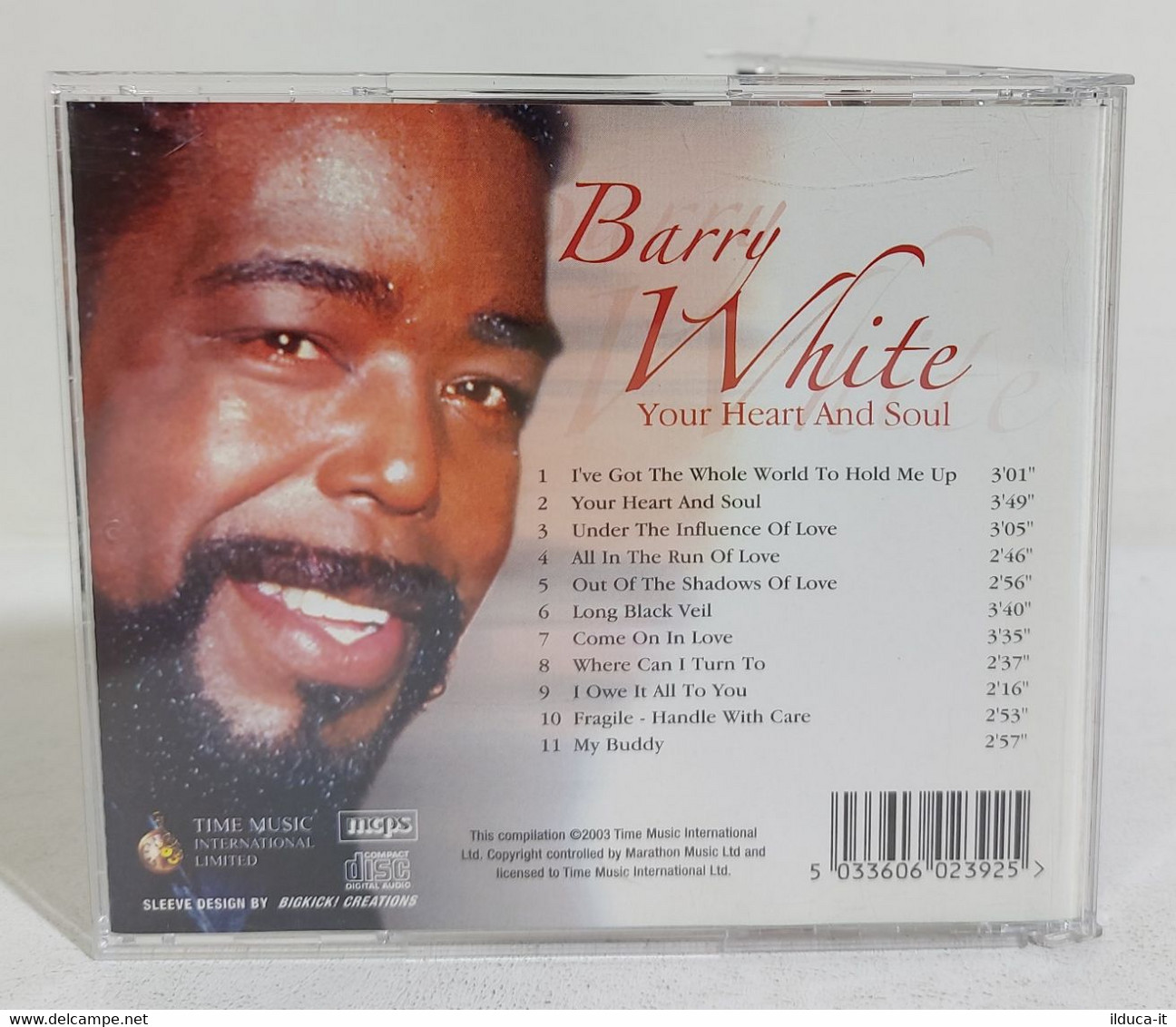 I108211 CD - BARRY WHITE - Your Heart And Soul - Time Music 2003 - Soul - R&B