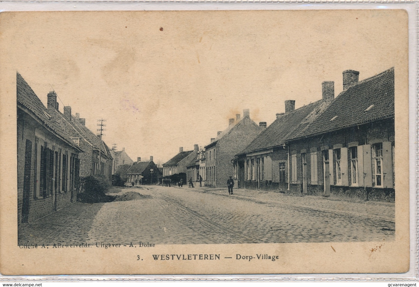 WESTVLETEREN  DORP  VILLAGE          2 SCANS - Vleteren