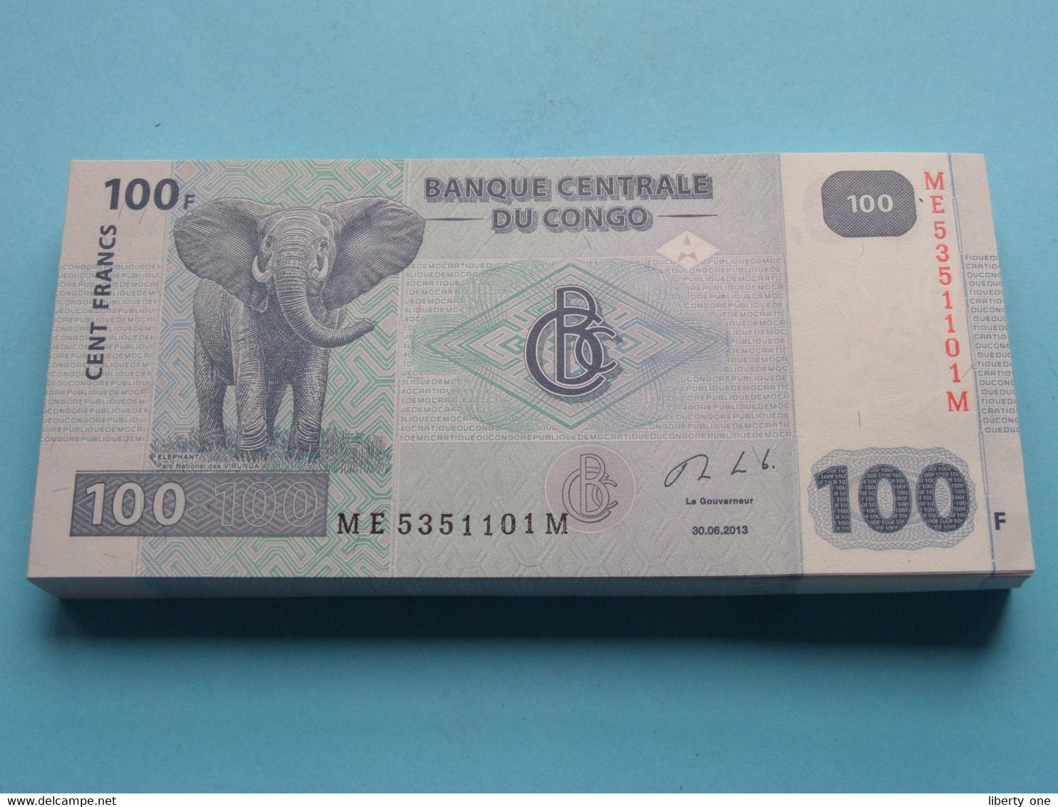 100 ( Cent ) Francs ( 2013 ) Banque Centrale Du CONGO ( For Grade, Please See Photo ) UNC ! - Repubblica Del Congo (Congo-Brazzaville)