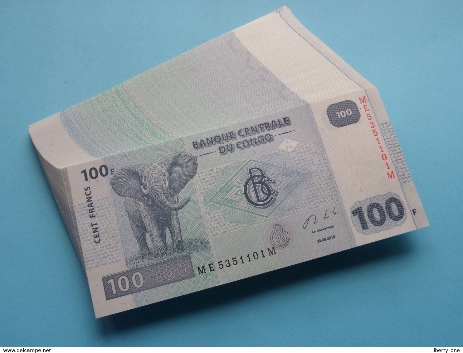 100 ( Cent ) Francs ( 2013 ) Banque Centrale Du CONGO ( For Grade, Please See Photo ) UNC ! - República Del Congo (Congo Brazzaville)