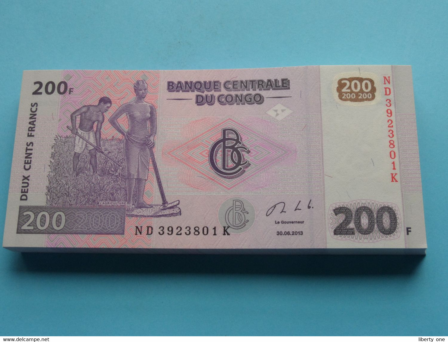 200 ( Deux Cents ) Francs ( 2013 ) Banque Centrale Du CONGO ( For Grade, Please See Photo ) UNC ! - Republik Kongo (Kongo-Brazzaville)