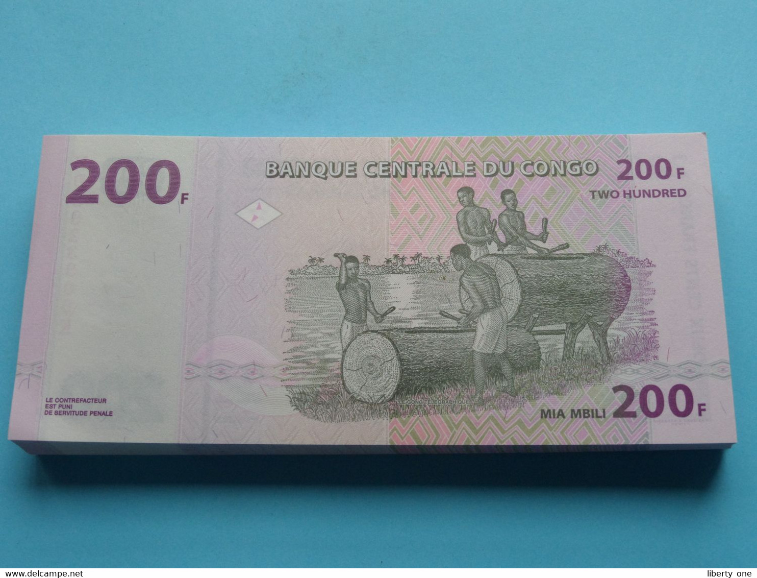 200 ( Deux Cents ) Francs ( 2013 ) Banque Centrale Du CONGO ( For Grade, Please See Photo ) UNC ! - République Du Congo (Congo-Brazzaville)
