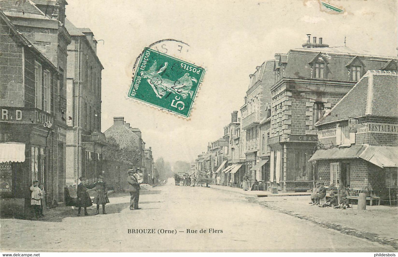 ORNE  BRIOUZE Rue De Flers - Briouze