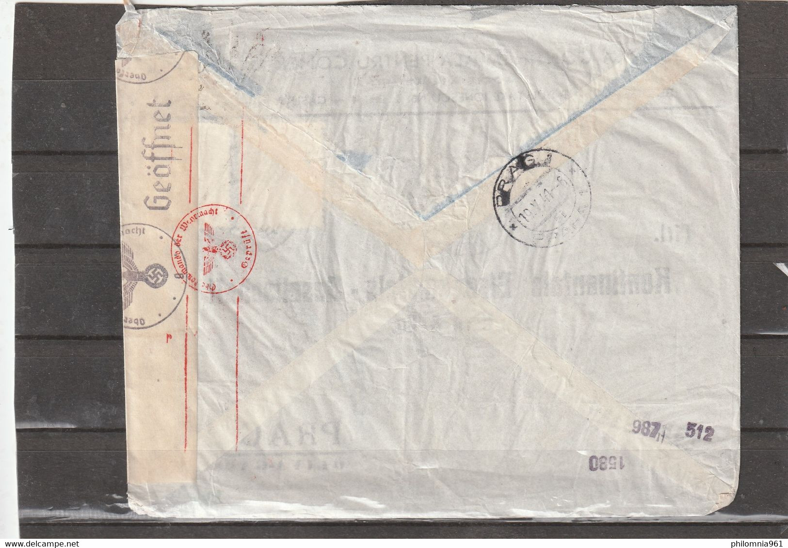 Romania WWII AIRMAIL COVER 1941 - 2. Weltkrieg (Briefe)