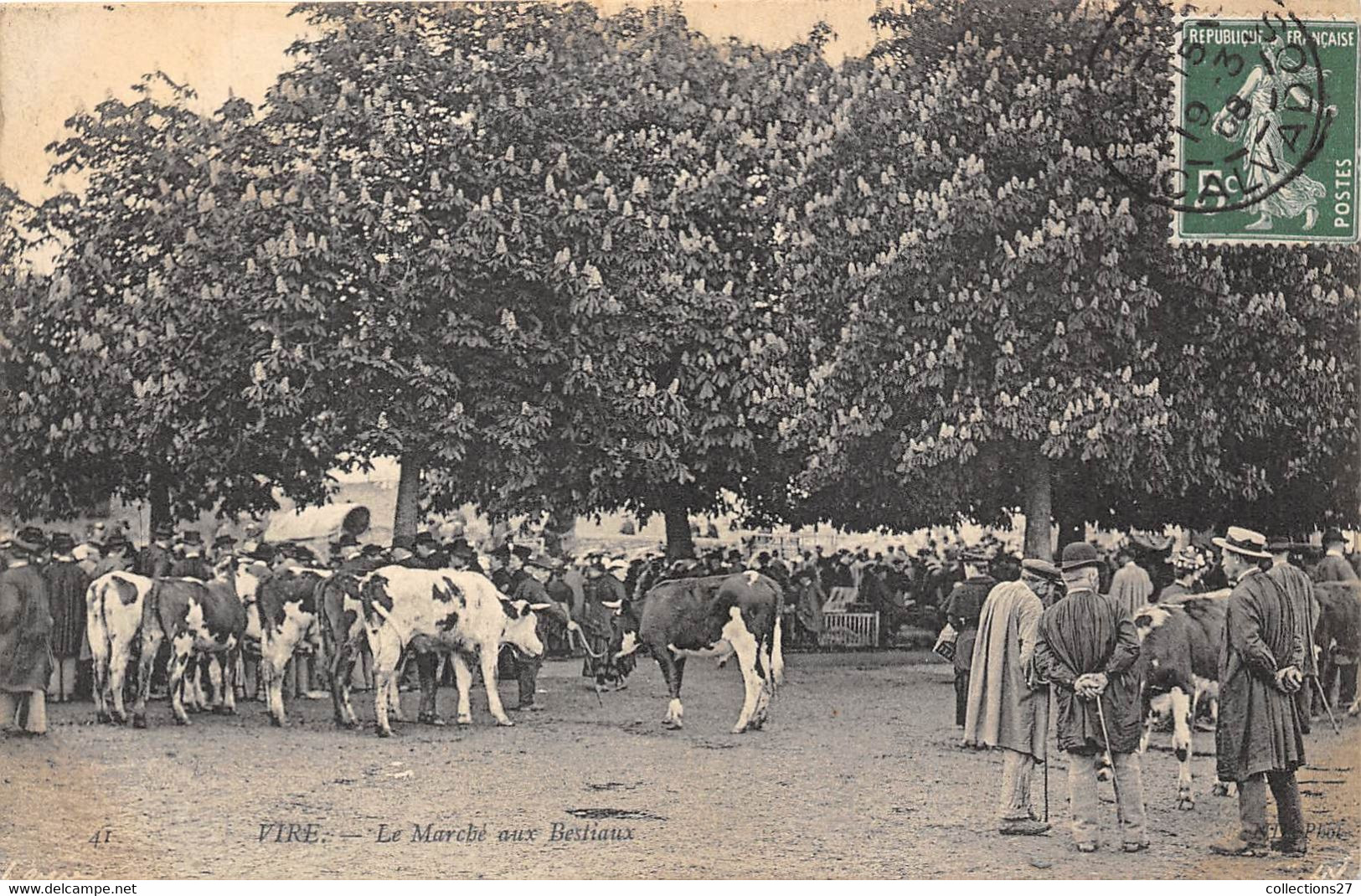 14-VIRE- LE MARCHES AUX BESTIAUX - Vire