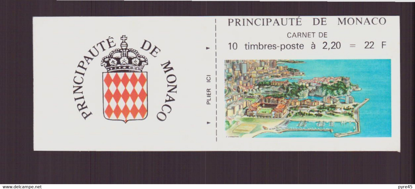 Monaco, 1987, Carnet N° 1 ** " Armoiries " - Carnets