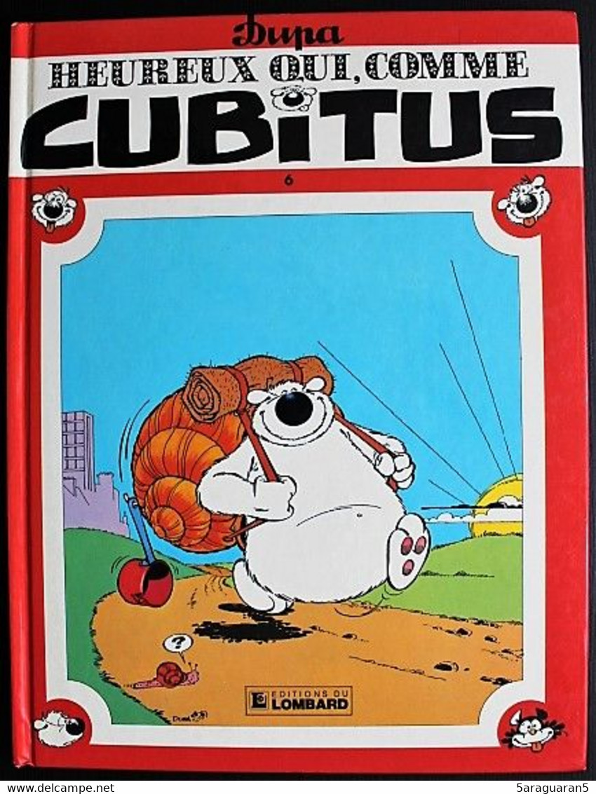 BD - CUBITUS - 6 - Heureux Qui, Comme Cubitus - Rééd. 1984 - Cubitus