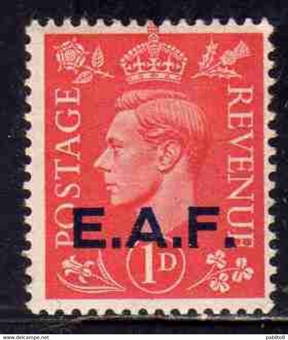 SOMALIA EAF 1943 - 1946 OCCUPAZIONE INGLESE BRITISH OCCUPATION E.A.F. KING GEORGE VI RE GIORGIO 1p MNH - Somalia