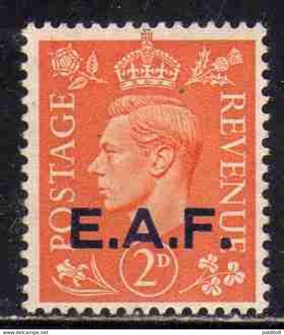SOMALIA EAF 1943 - 1946 OCCUPAZIONE INGLESE BRITISH OCCUPATION E.A.F. KING GEORGE VI RE GIORGIO 2p  MNH - Somalië