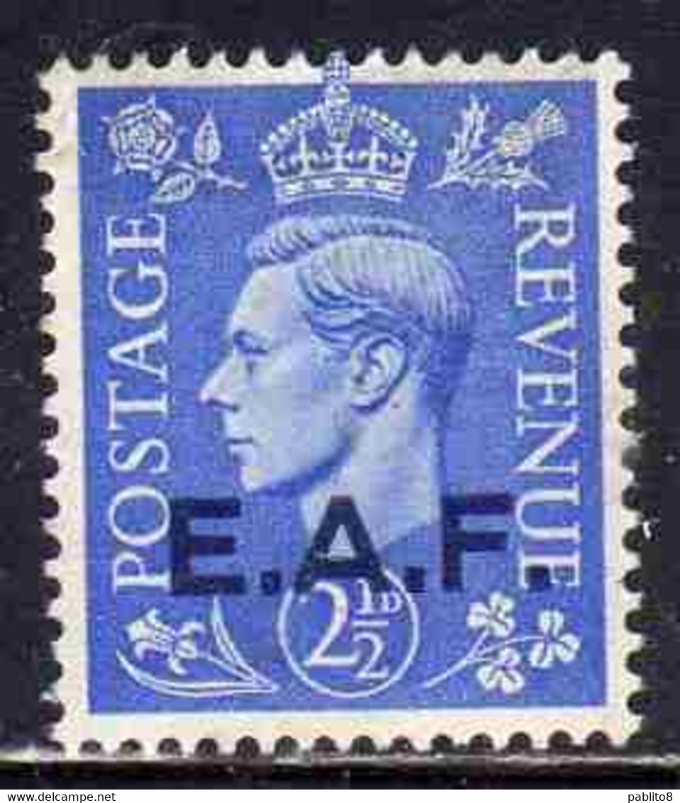 SOMALIA EAF 1943 - 1946 OCCUPAZIONE INGLESE BRITISH OCCUPATION E.A.F. KING GEORGE VI RE GIORGIO 2 1/2p  MNH - Somalia