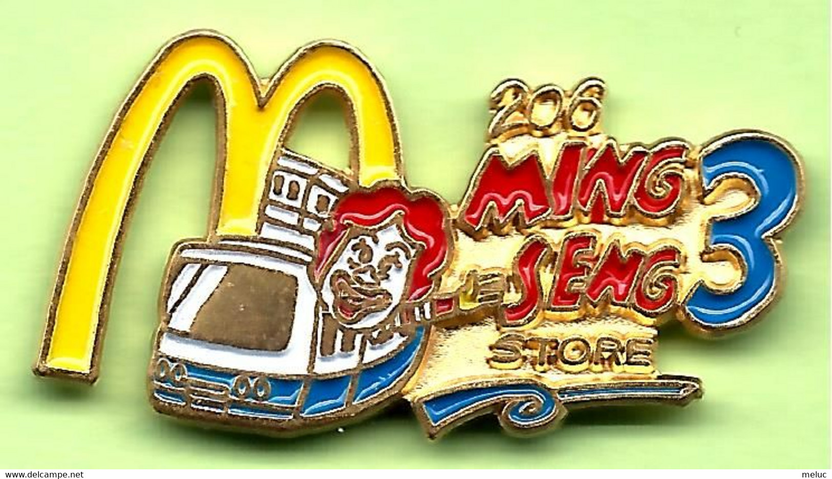 Pin's Mac Do McDonald's Ronald Min Seng Store Transport En Commun Rapide - 4HH26 - McDonald's