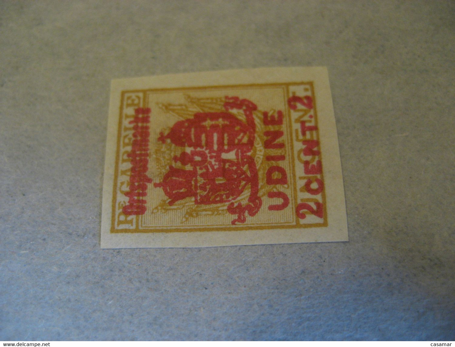 UDINE 1918 Ortspostmarke Austria Occupation Friuli - Veneto Local Postage Stamp ITALY - Occ. Autrichienne