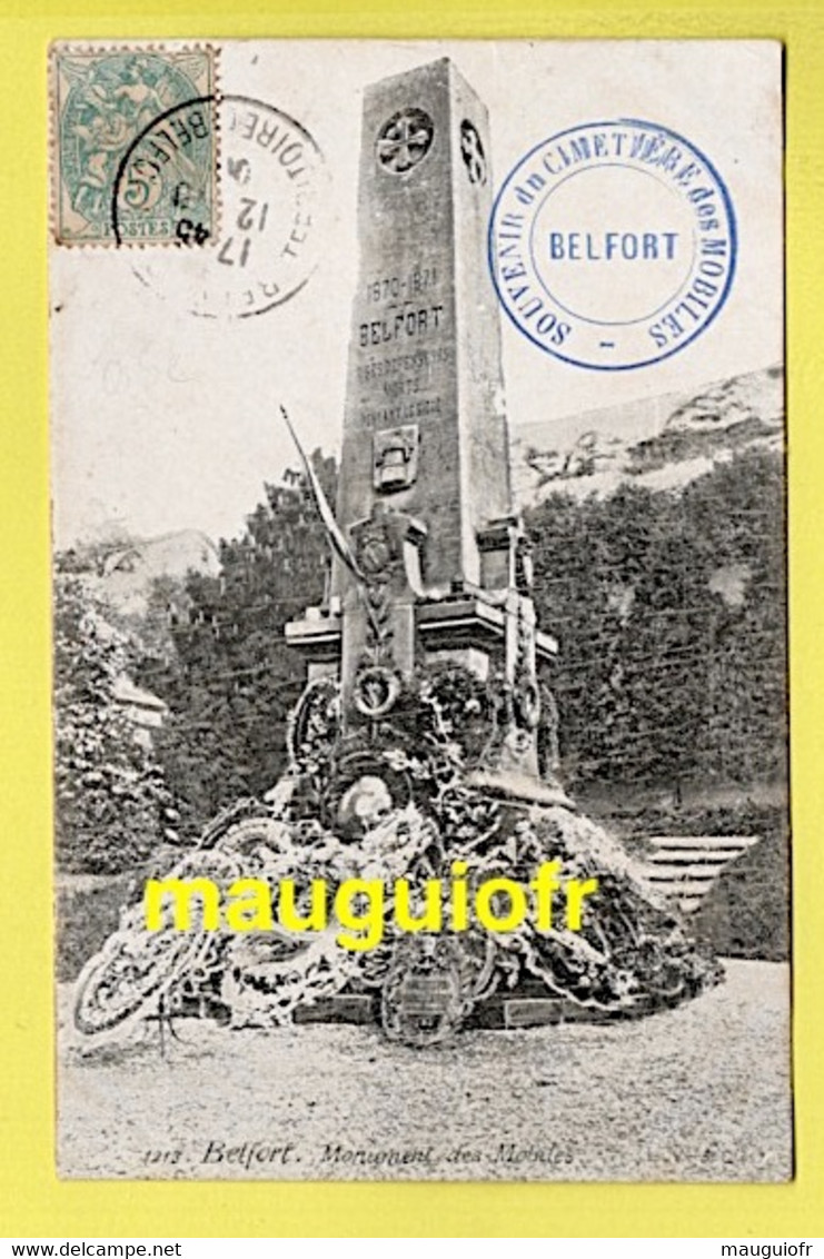 90 TERRITOIRE DE BELFORT / BELFORT / MONUMENT DES MOBILES / 1906 - Belfort – Siège De Belfort